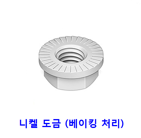 후렌지 너트 (니켈 도금)